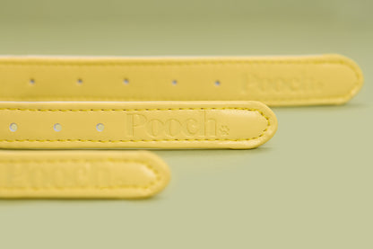 Pooch Vegan Leather Collar - Limone